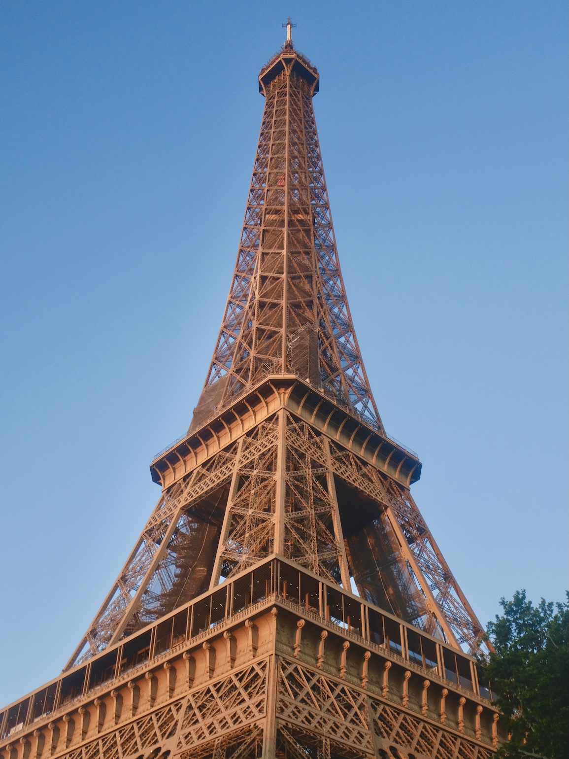 Eiffel Tower at golden hour