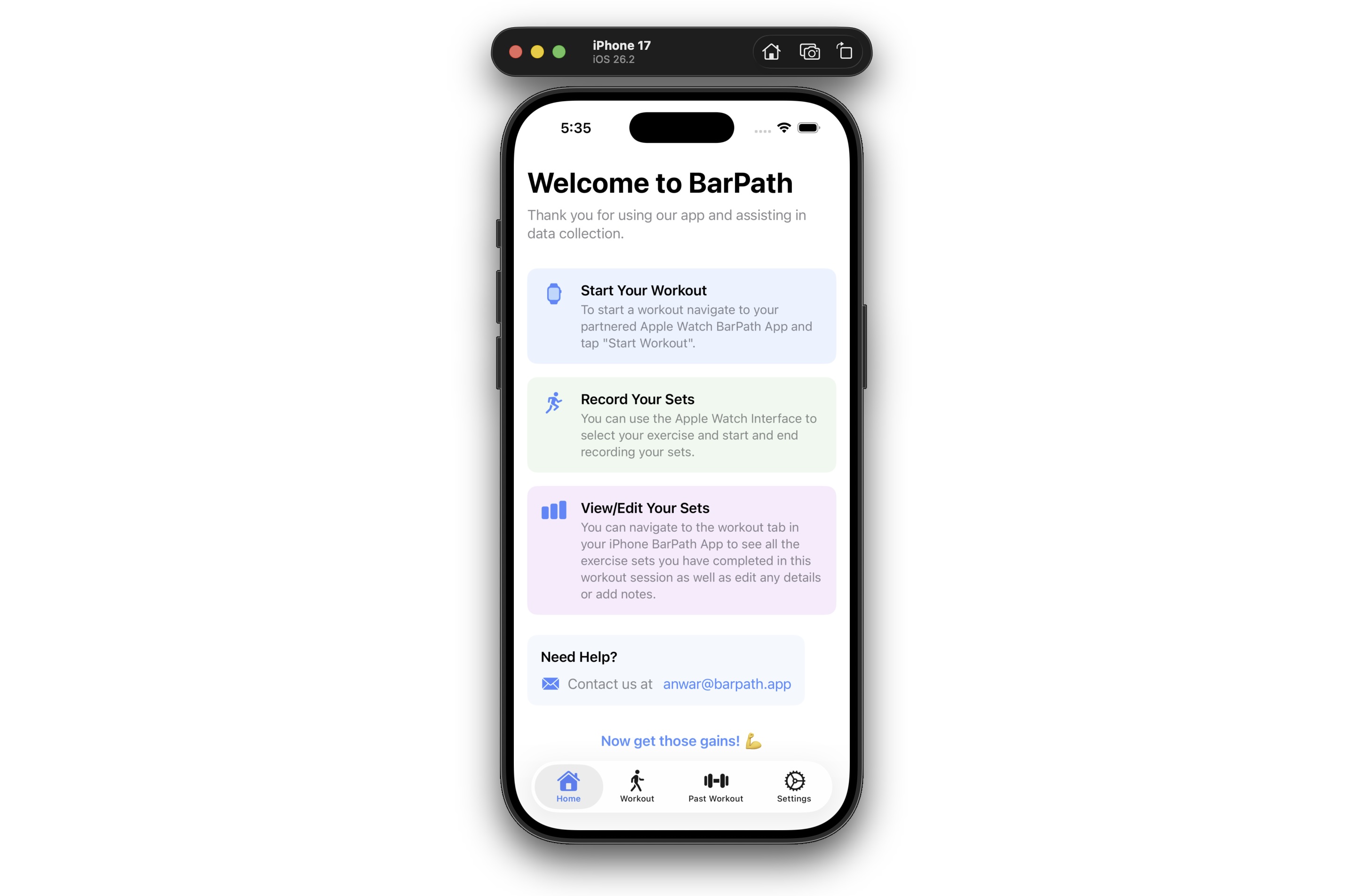 BarPath Model preview